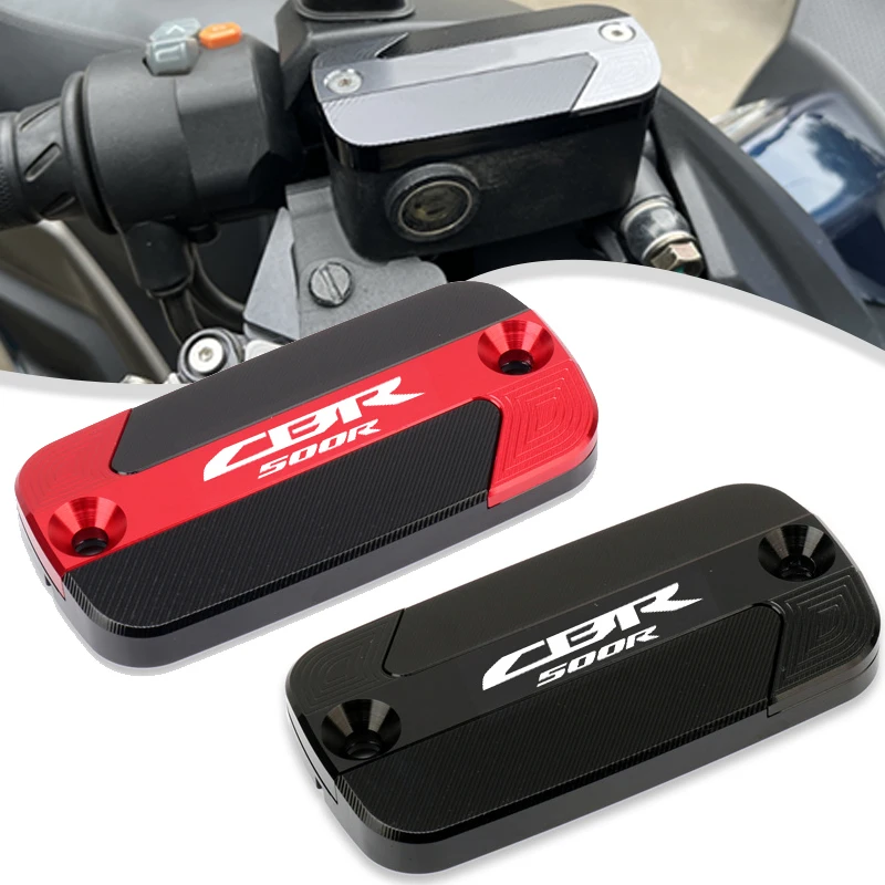 

Motorcycle CNC Accessories Front Brake Fluid Reservoir Cover Cylinder Oil Tank Cap For Honda CBR500R CBR500 CBR 500 R