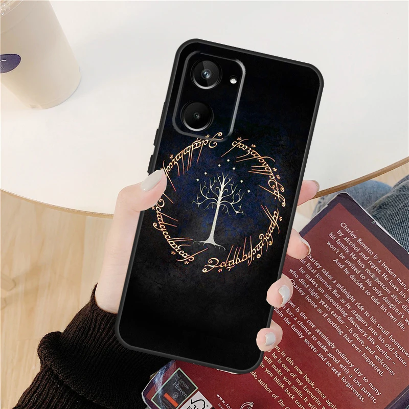 White Tree Of Gondor For Realme C55 C21Y C25Y C11 C15 C30 C31 C33 8 9 10 Pro Plus GT Neo 3T 2T 5 3 2 Pro Case