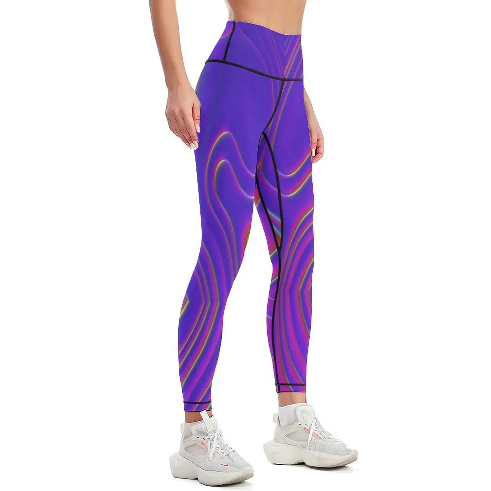 HD “Transverse Line” (1923) by Wassily Kandinsky Leggings sport pants Women's push up Womens Leggings