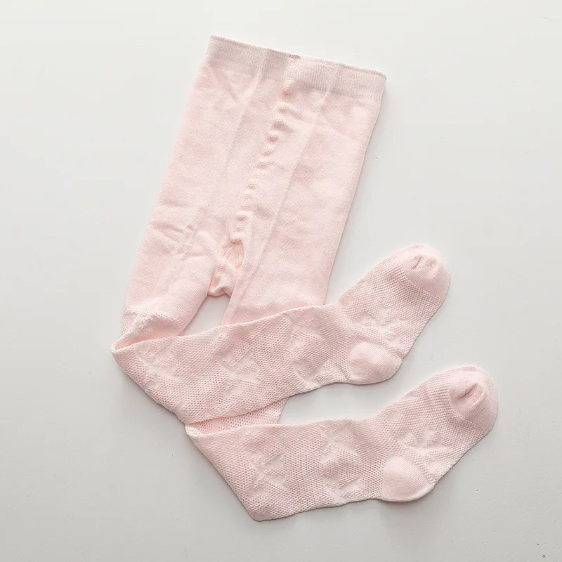 Summer Children Cute Fashion Ins Style Bow Pattern Foreign Style Girls Mesh Breathable Thin Comfortable Pantyhose image 6