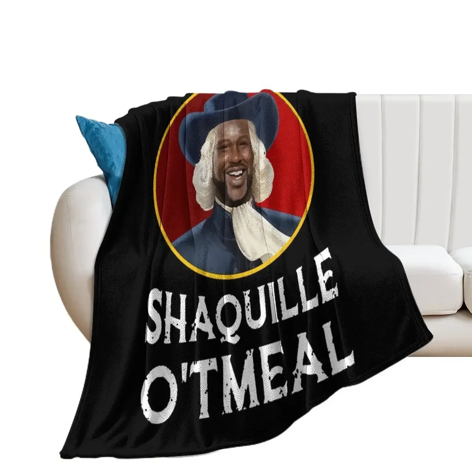 Shaquille Oatmeal Shaquille O'tmeal Throw Blanket Sofa Throw Luxury St Custom Travel Blankets