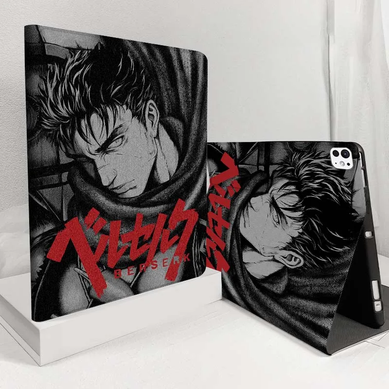 

Cartoon Berserk For iPad Pro Air 5 4 3 13 11 8 7 6 5 10th 7th 6th 10.5 12.9 10.9 Tablet Case