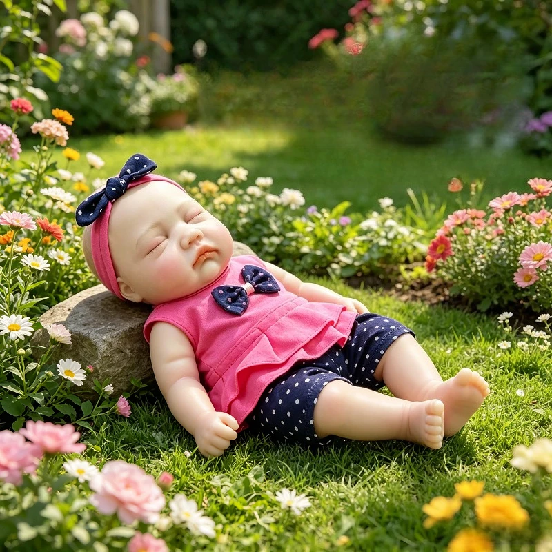 

12inch Mini Reborn Dolls Decompress Soft touch Solid Silicone Toy