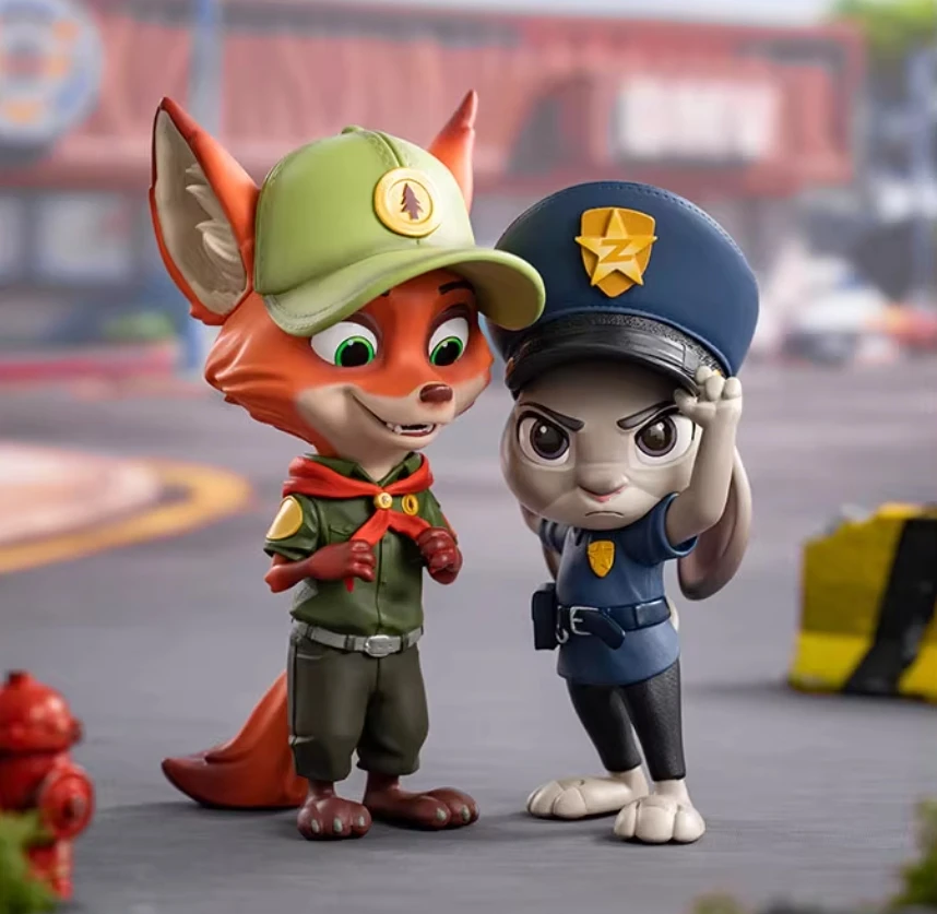 فيلم Zootopia الحيوانات أرنب جودي هوبس الثعلب نيك وايلد غاري ثعبان سيارة مكتب الديكور الشكل لعب لعيد ميلاد عيد الميلاد عيد الميلاد