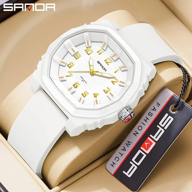 

Sanda 3236 popular student and children's simple digital quartz watch fashionable and versatile waterproof electronic watch