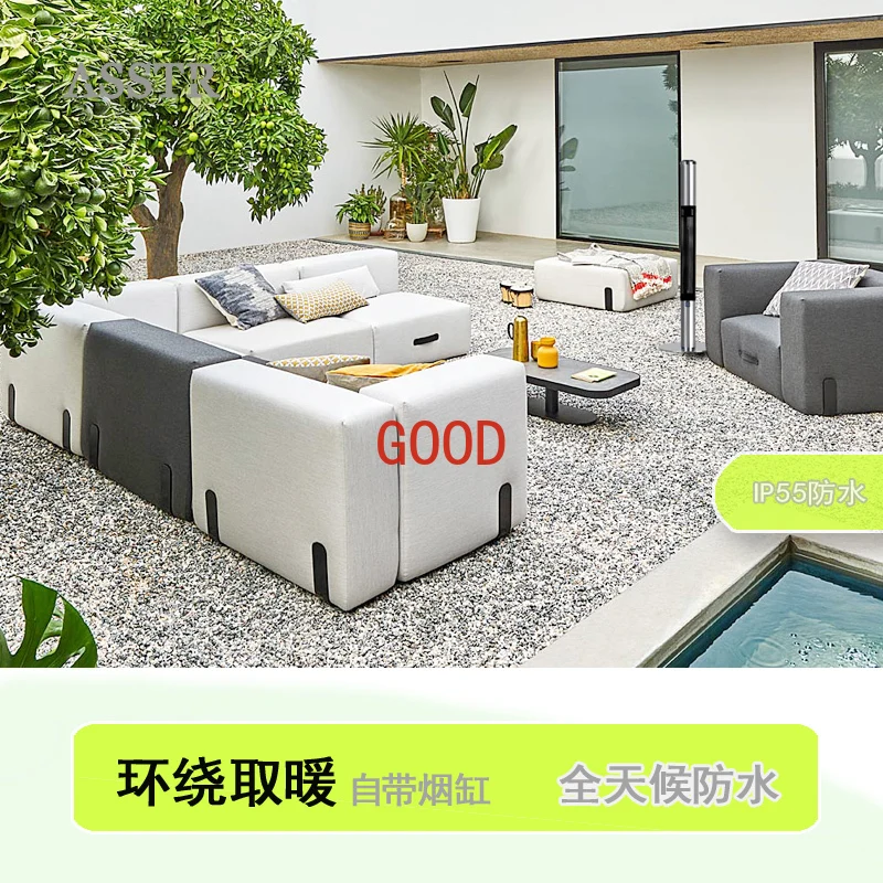 

Outdoor electric heater AHX-02 floor ashtray floor