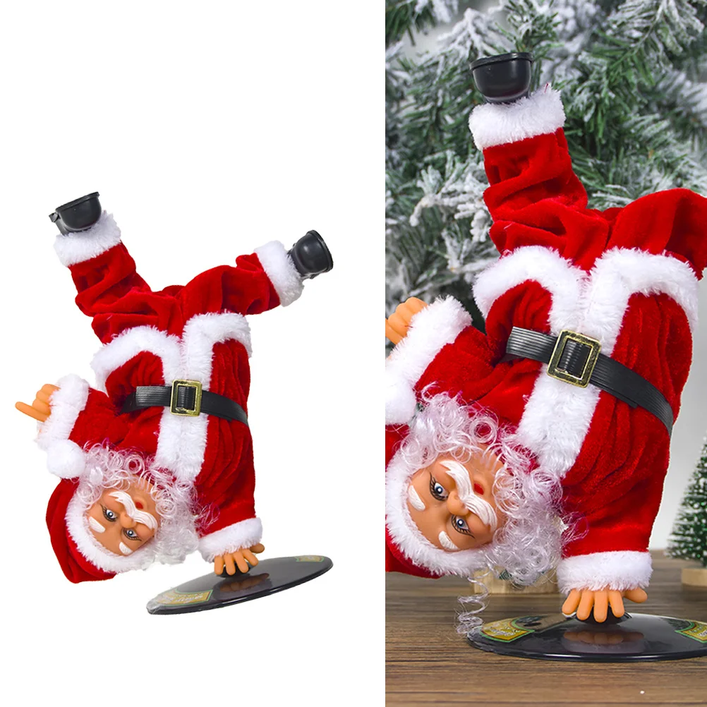 

Dancing Santa Christmas Singing Rotating Christmas Musical Ornament Decoration For Home Party Office Cafe Hotel Xmas Gift Decor