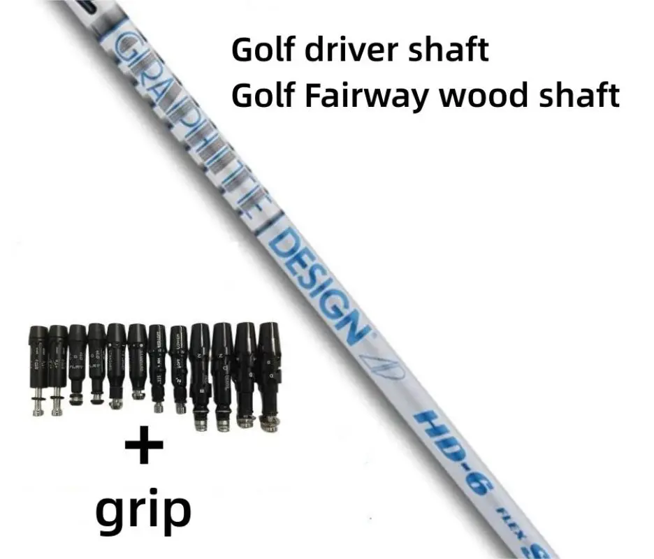 Golf Drivers Shaft, TOUR-ad  HD  5/6, R / SR / S /X  Graphite Fw Shaft, Free Assembly Sleeve and Grip , Club Shftas