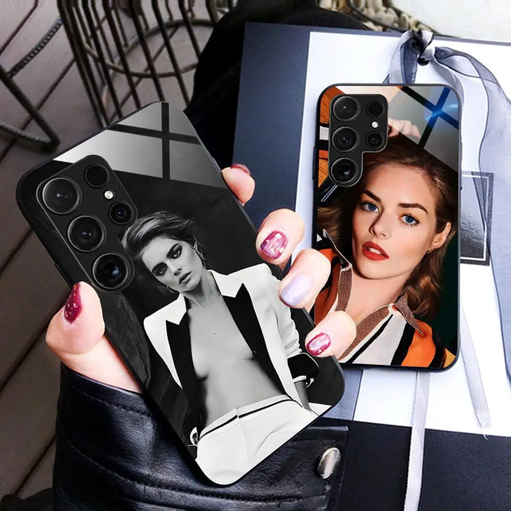 Samara Weaving Mobile Phone Case for Samsung Galaxy A56 55 54 53 52 51 36 35 34 23 16 15 5G Glass Colorful Cover Cover Luxury