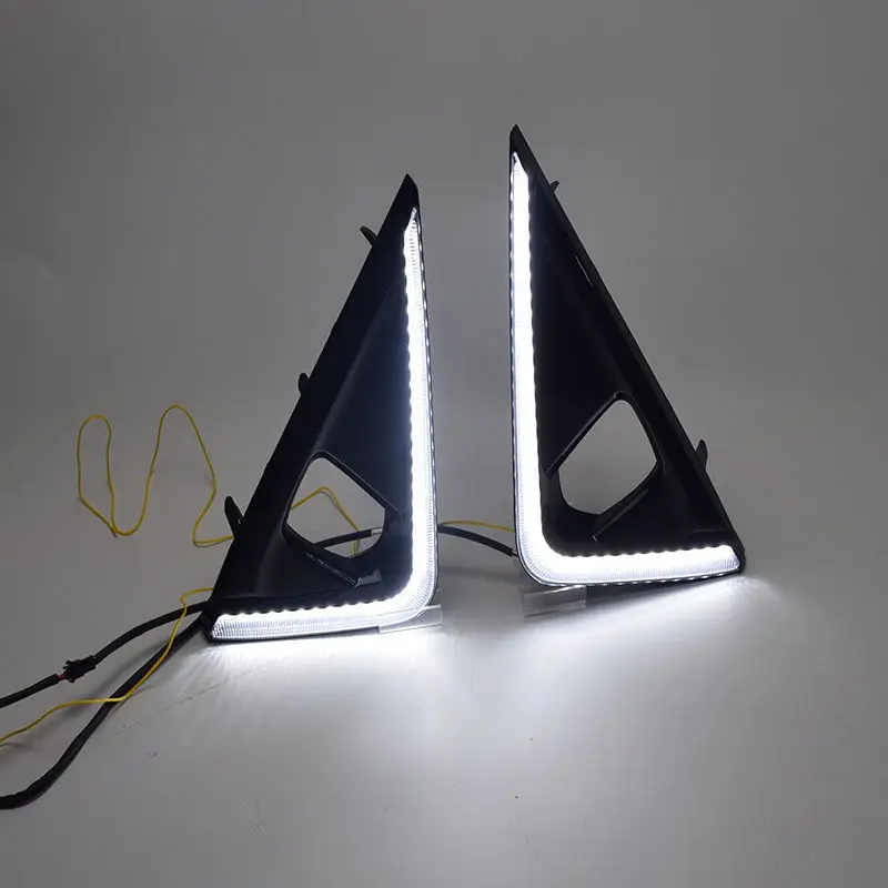 

SAAR Suitable for Toyota 18-19 Alphard Dual Color Dedicated Running Fog LED Daytime Driving Lights