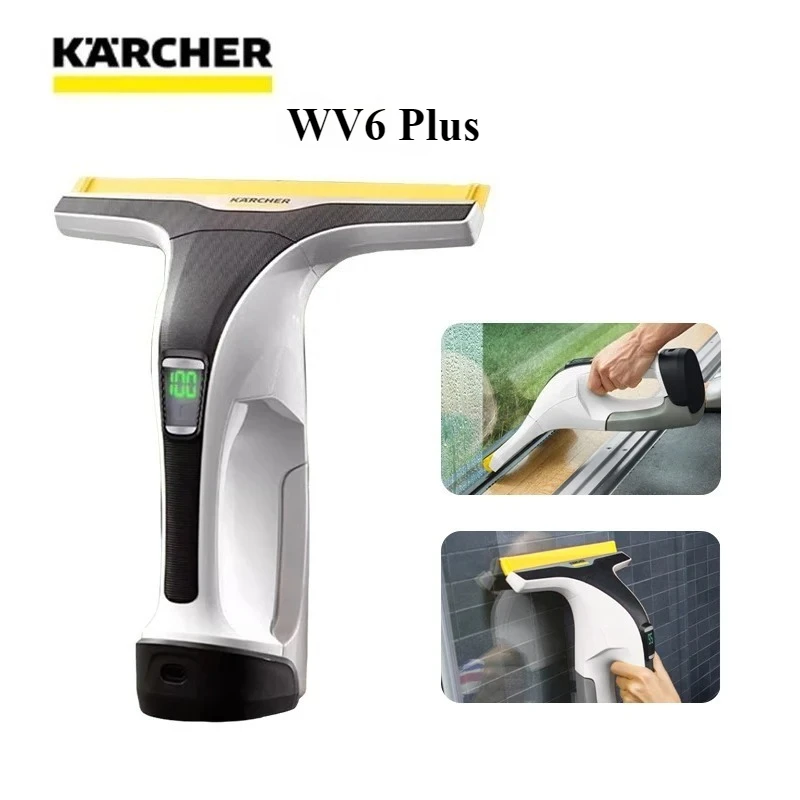 New Karcher WV6 Limpia Cristal Ventanas Window Cleaner Wireless Elektryczna Myjka Do Okiencar Hogar Cleaning Tool Strong Suction