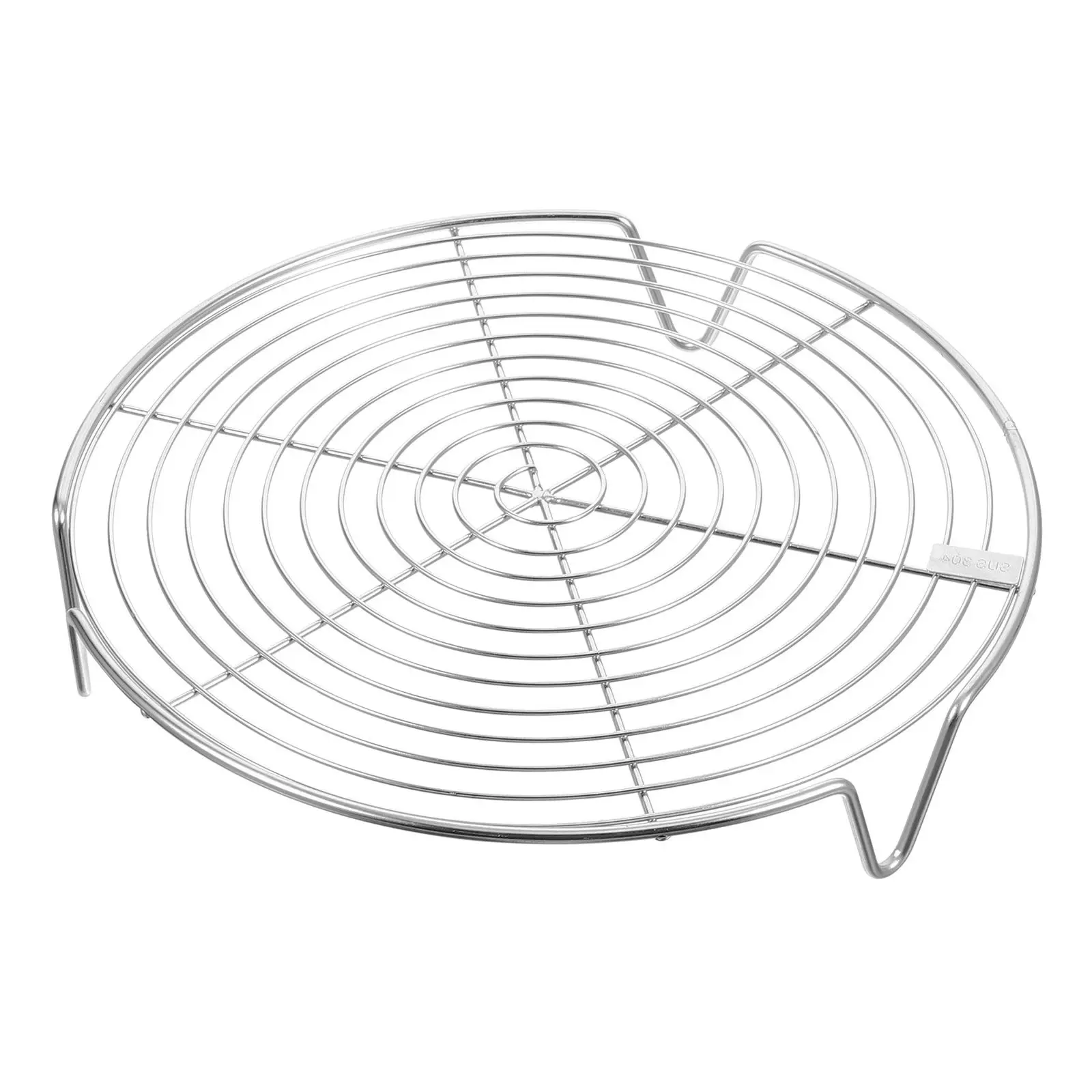 Stainless Steel Steamer Rack 7.1 X 1.6 in Tri-Legged Stable Triangular Cooking Rack for Pressure and Rice Cooker Universal