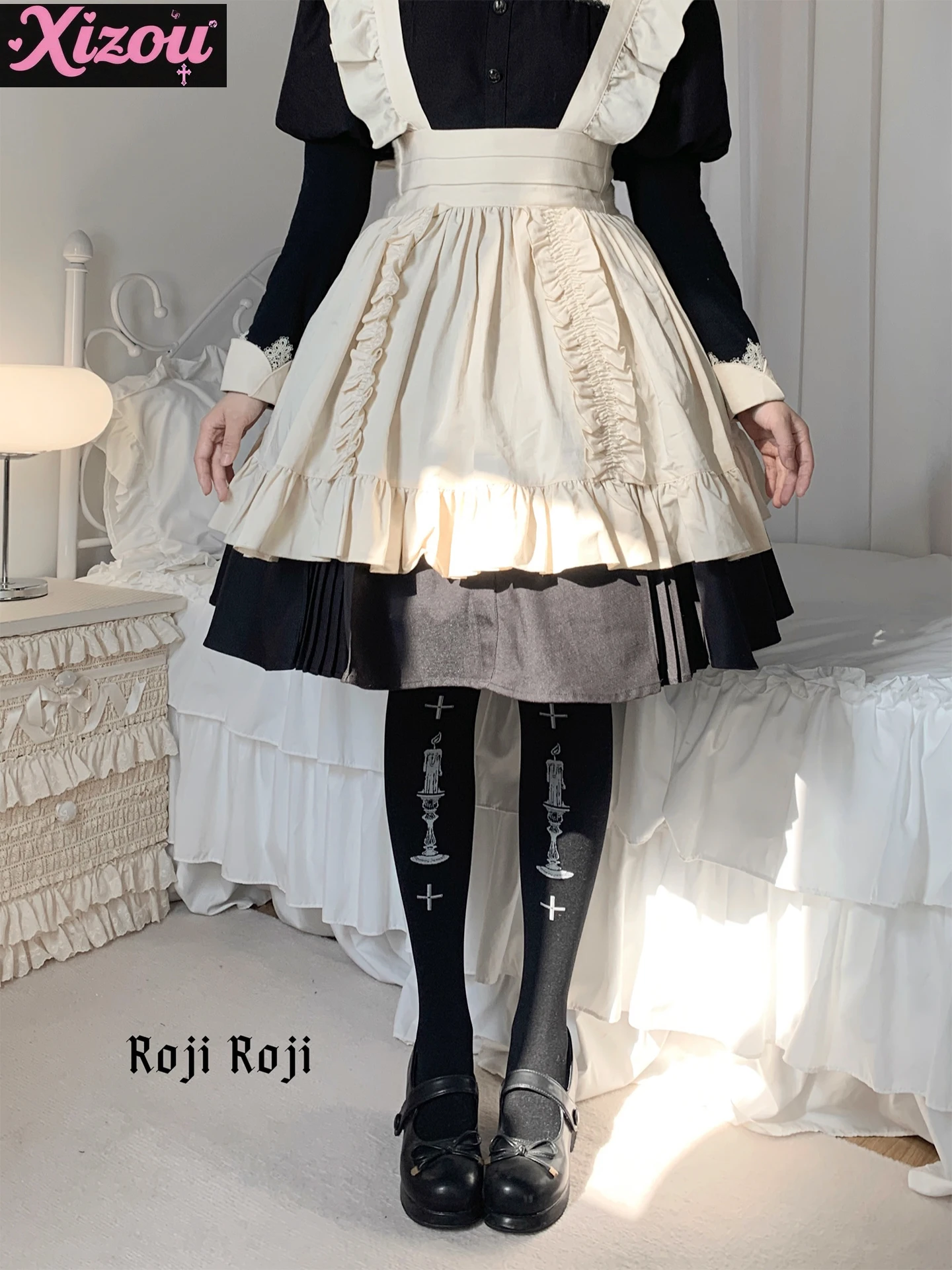 Sweet Cool Girl Japanese Goth Dark Wind Lolita Socks Women Spring Summer Velvet Print Pantyhose Lolita Sweet Lo Socks for Women