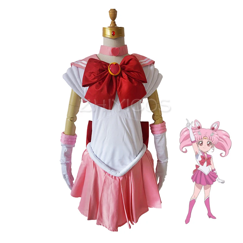 

High Quality Anime Sailor Moon Cosplay Costume Chibi Moon Costumes Dress Carnival Halloween Costumes for Women Custom Any Size