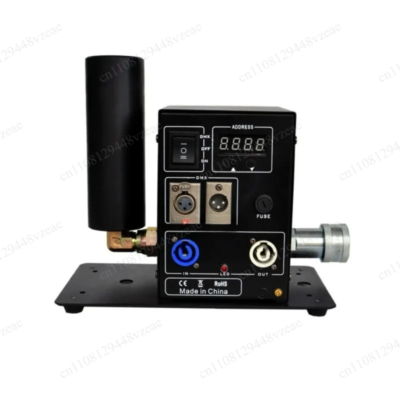 CO2-Jet-Nebelmaschine für Bühne, DJ, Disco, Bar, Nachtclub mit 5 Meter Gasschlauch, Spezialeffekt, Event, DMX512, manuelle Steuerung, Kanone