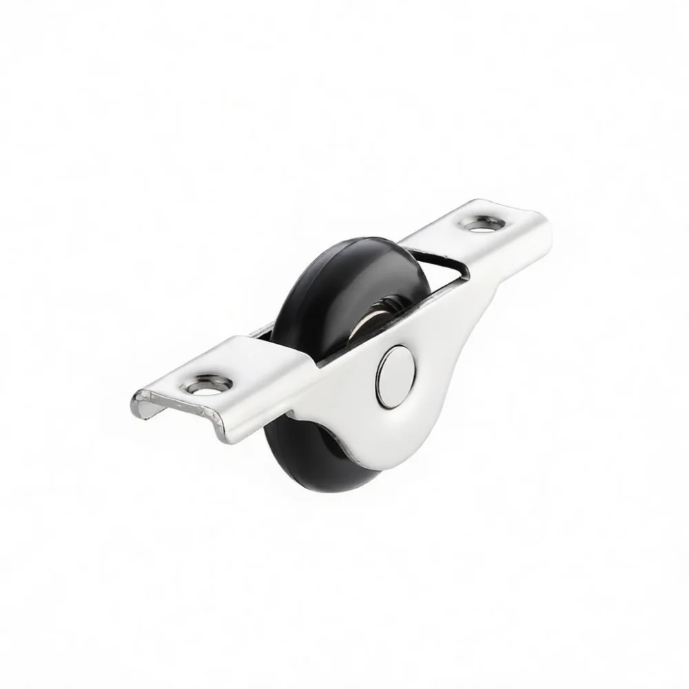 Premium 308 Sliding Roller Nylon Wheel Copper Groove For Furniture Interior Door Sash Window Track Hardware Supply