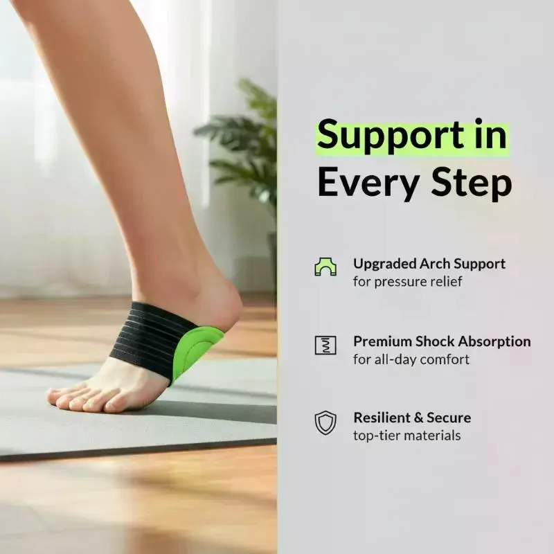 

1Pairs Fasciitis Arch Support Brace Fasciitis Cushioned Support Sleeves For Plantar Fasciitis Fallen Arches Achy Feet Daily Use