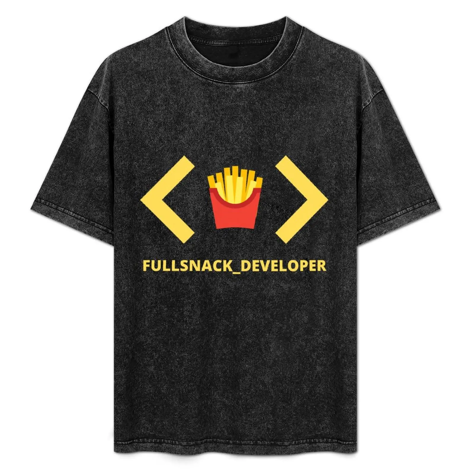 Full Snack Developer, Full Stack Developer Humor, funny, fun T-Shirt vintage t shirts custom t shirt luxury clothes men