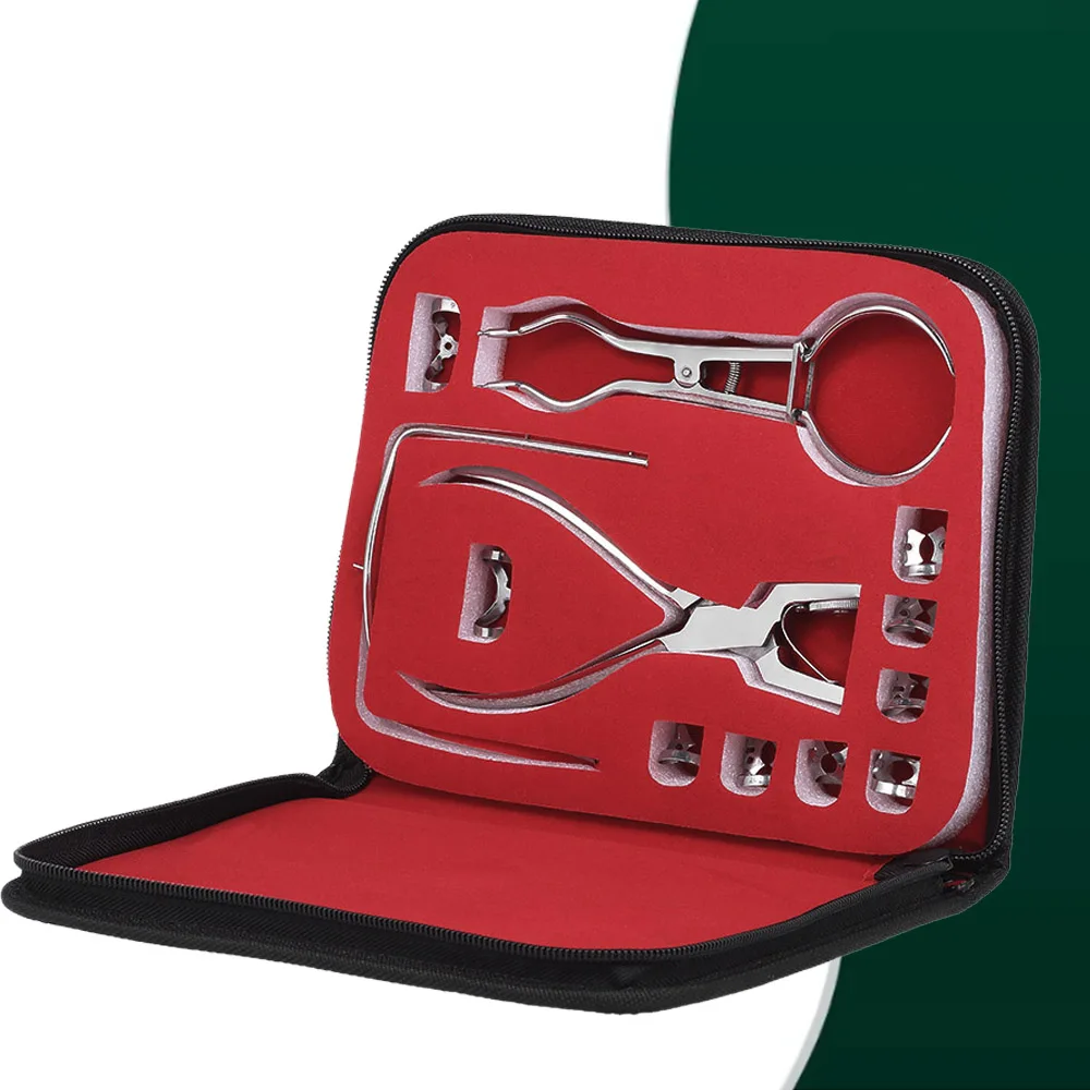 

Dental Dam Perforator Rubber Hole Puncher Set Teeth Care Pliers Orthodontic Tools Dentist Clinic Kit Dentistry Products Metal