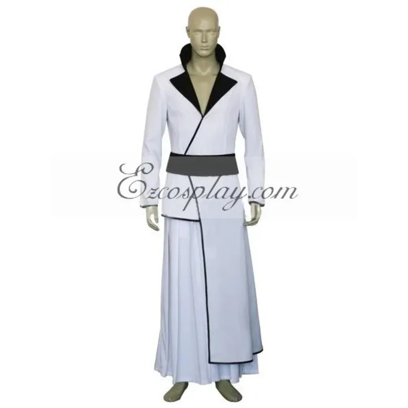 

ff34Bleach Arrancar Primera 1st Espada Coyote Starrk Cosplay Costume Anime White Kimono Outfit E001