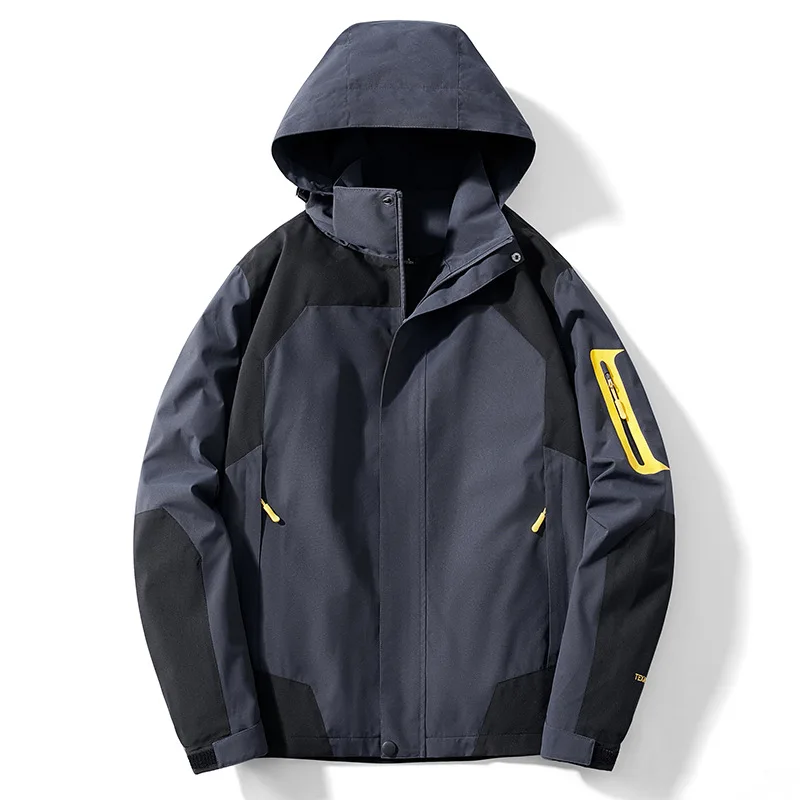 2024 new Jacket Men Women Protection Clothing Waterproof and Windproof Hooded Coats Clothe Quick Dry Windbreaker Pocket Camping