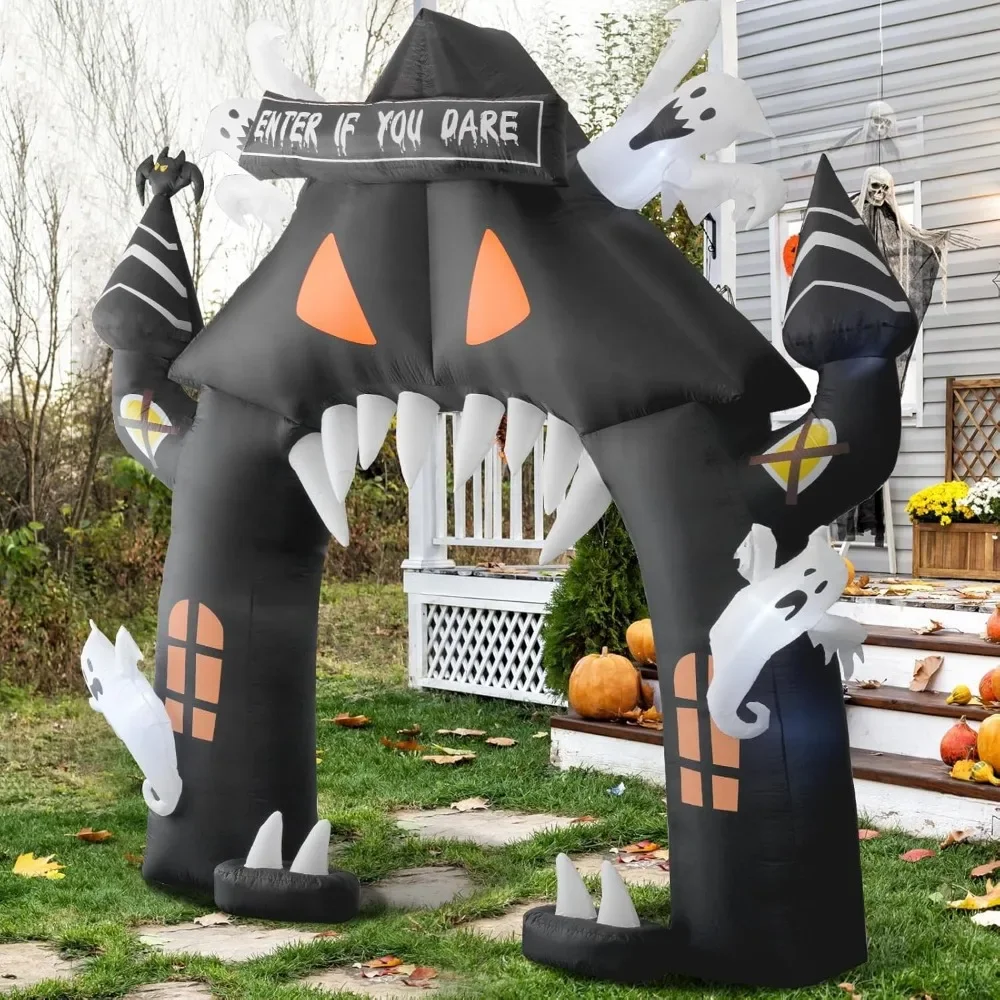 

Halloween LED Inflatable Decorations w/Blower Spooky Animated Blow Up