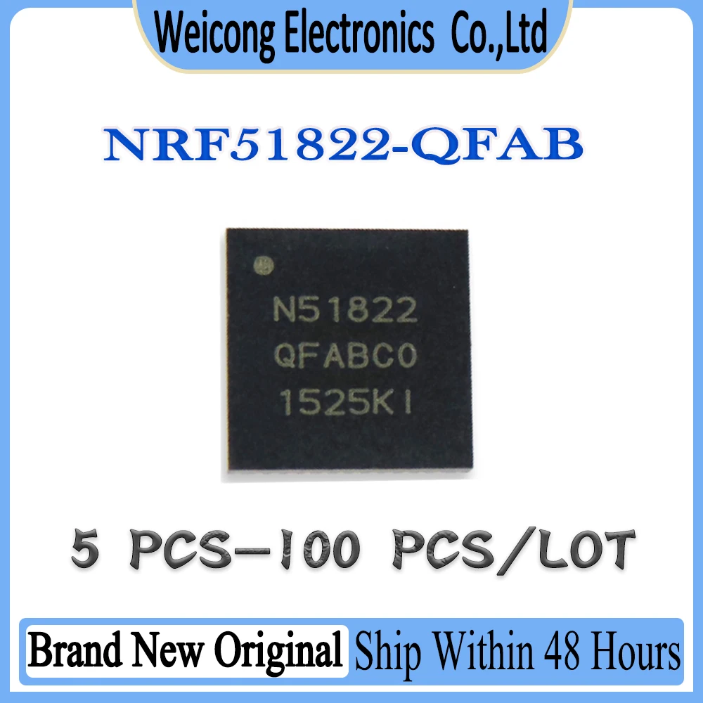 NRF51822-QFAB NRF51822-QFA NRF51822-QF NRF51822-Q NRF51822 NRF5182 NRF518 NRF51 NRF5 NRF IC MCU Chip VFQFN-48