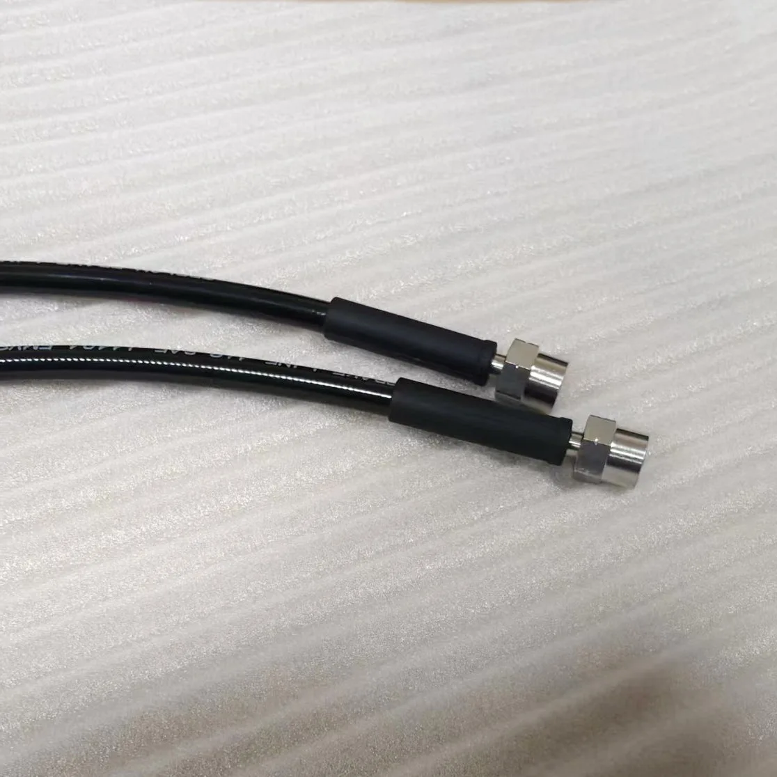 Picture 4: 1Pair -3 Stainless Steel Braided PTFE Masters Quick Clutch Line For BMW Manual Gearbox  E46 E83 380MM Long
