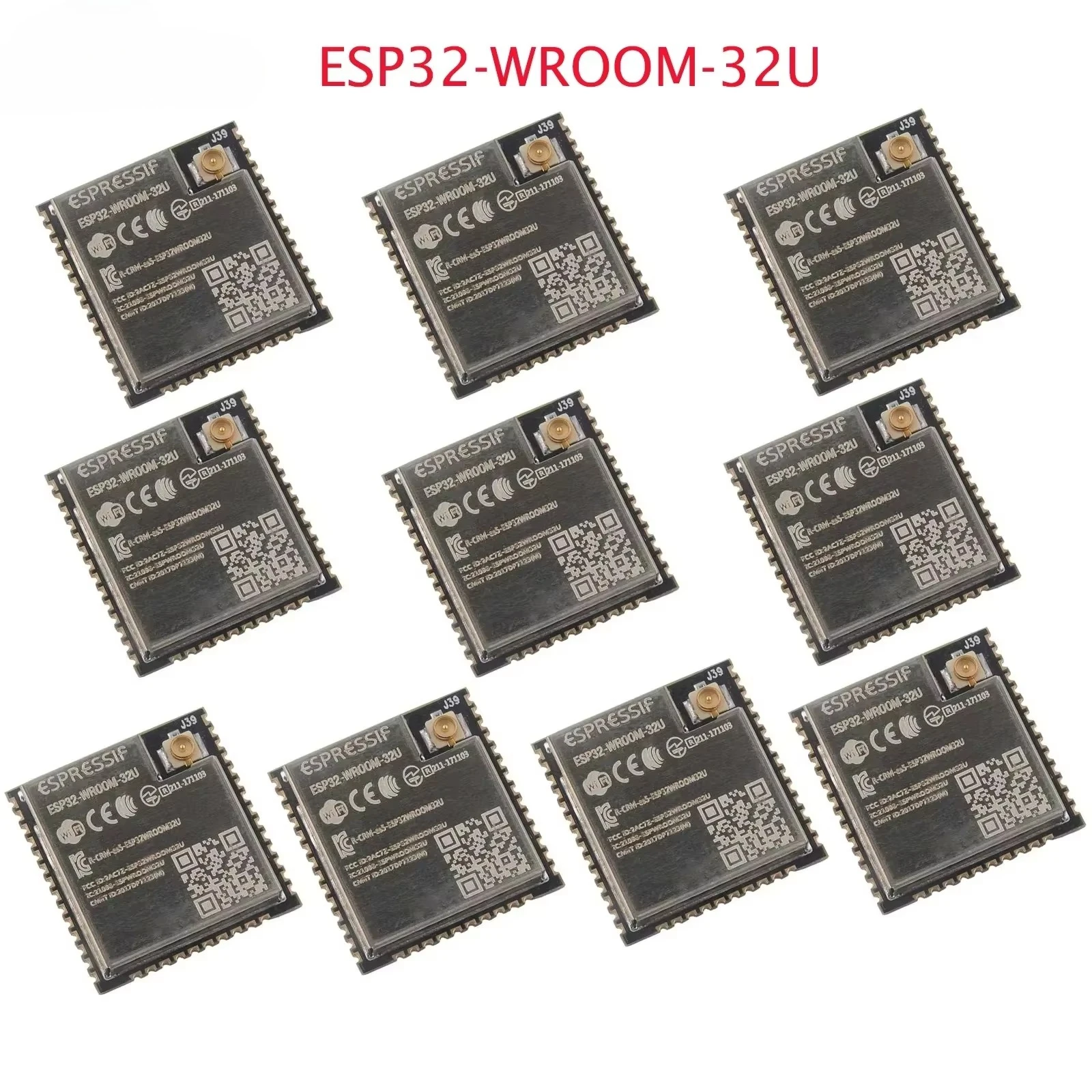 

10 шт./лот ESP32-WROOM-32U WiFi + BT + BLE модуль ESP32 4 МБ флэш-памяти Espressif оригинальная плата для разработки ESP32 ESP32S