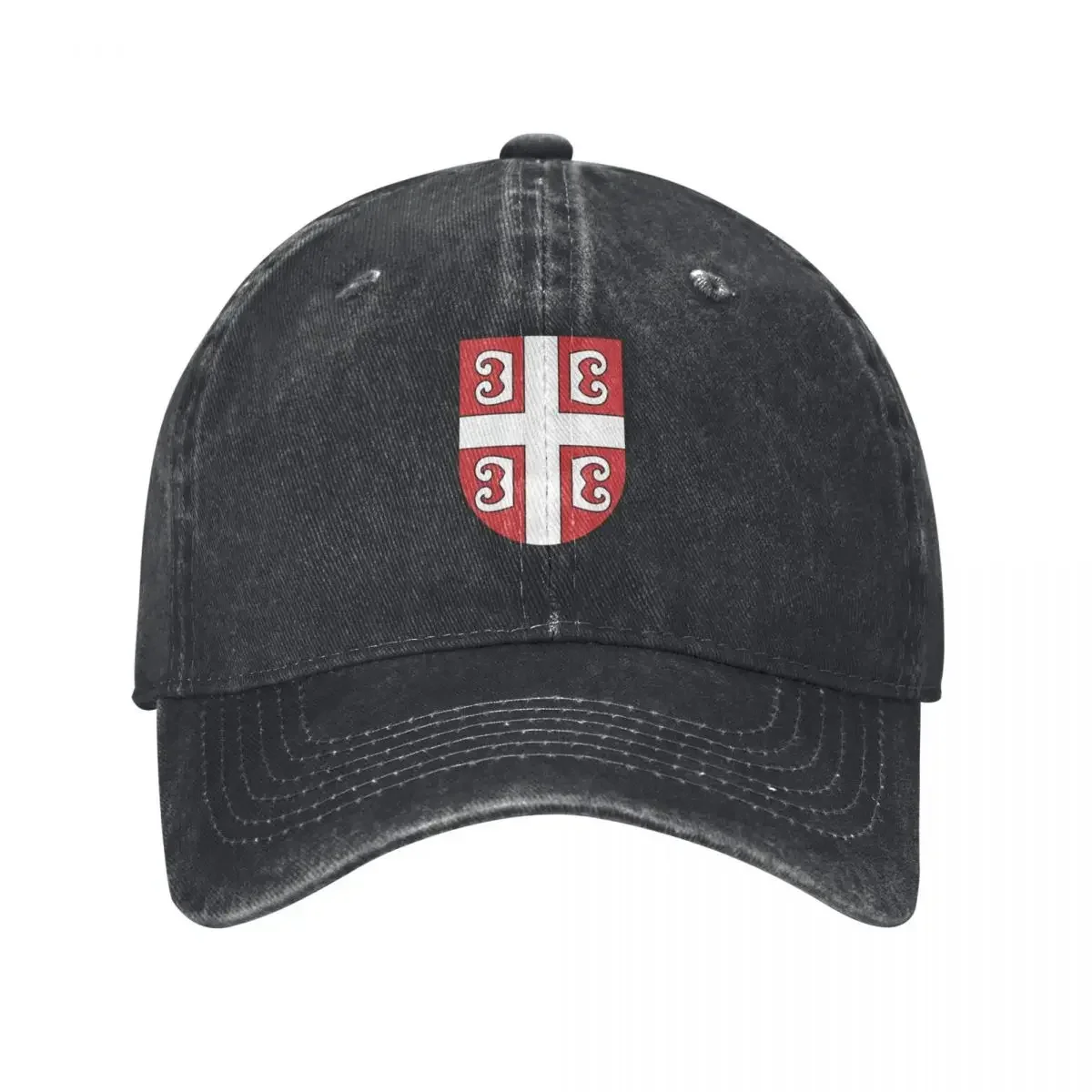 Serbian Shield Baseball Cap Cosplay Sports Cap Big Size Hat Thermal Visor Men Women's