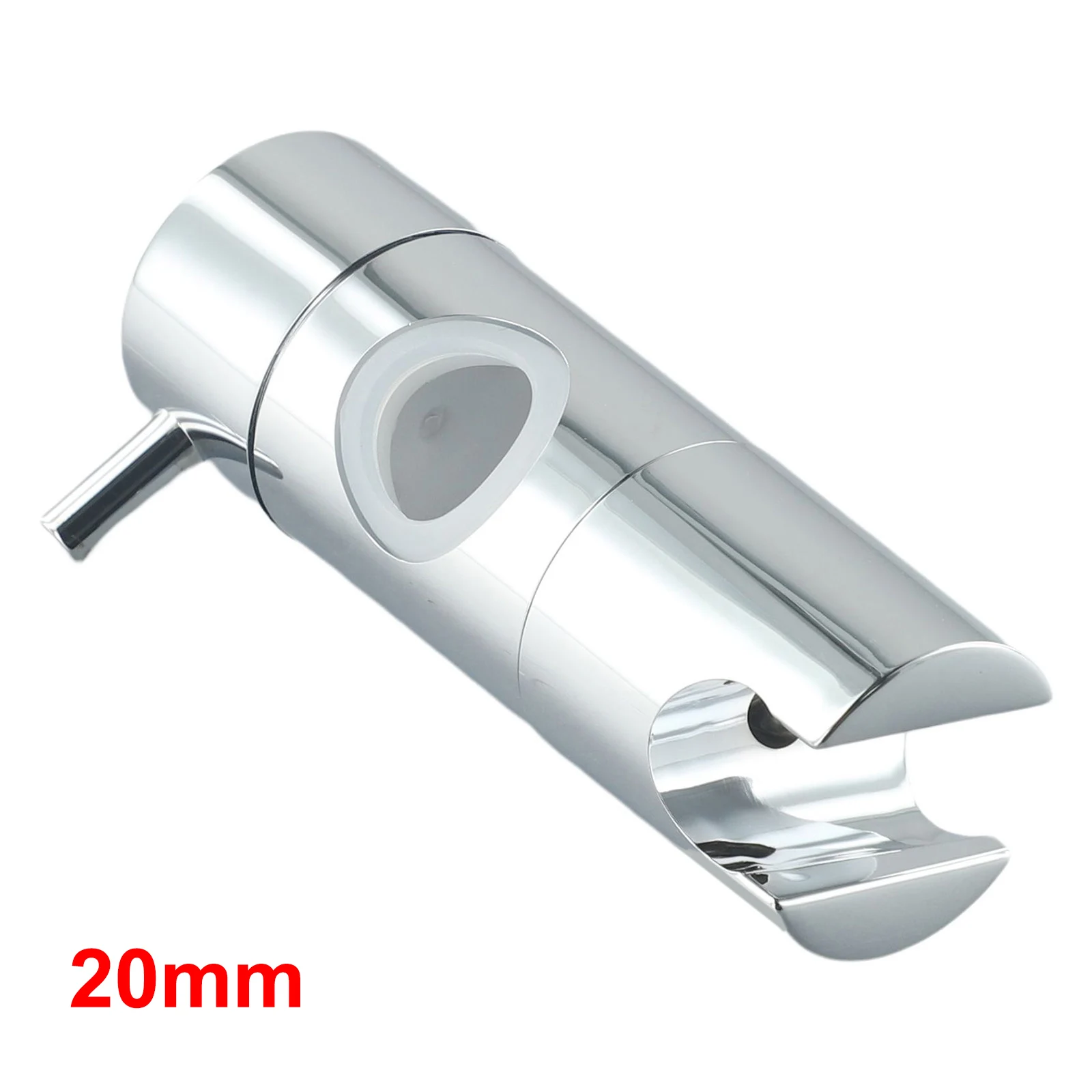 ~Adjustable Shower Head` Holder 19-25mm Chrome ~Shower Lift Seat Socket` Slip Bathroom Rail~ Bracket Slider Accessories