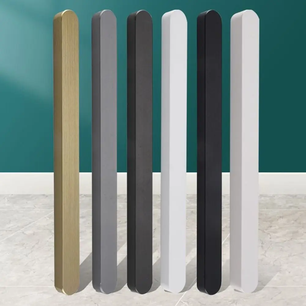 Self-adhesive Stick On Sliding Door Handles 7 Inch Aluminium Alloy Drawer Pulls Multifunctional Punch-free Cabinet Handles