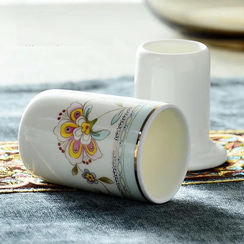 Fine bone china toothpick holder, ceramic toothpick lot box, toothpicks decorative, household item, tooth pick case, tooth box