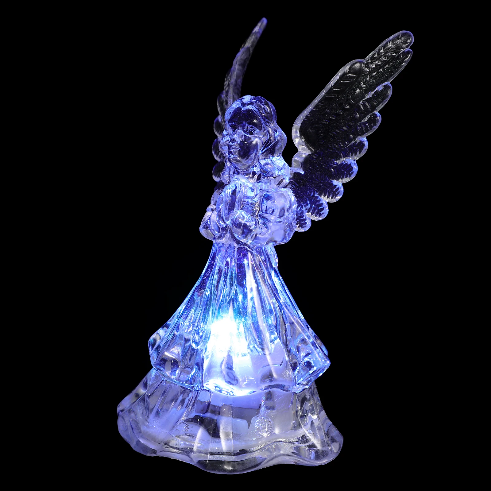 

5 Pcs Glowing Crystal Lights Colorful Lamps Kids Bedroom Decor Gifts Angel Light Small Night Light