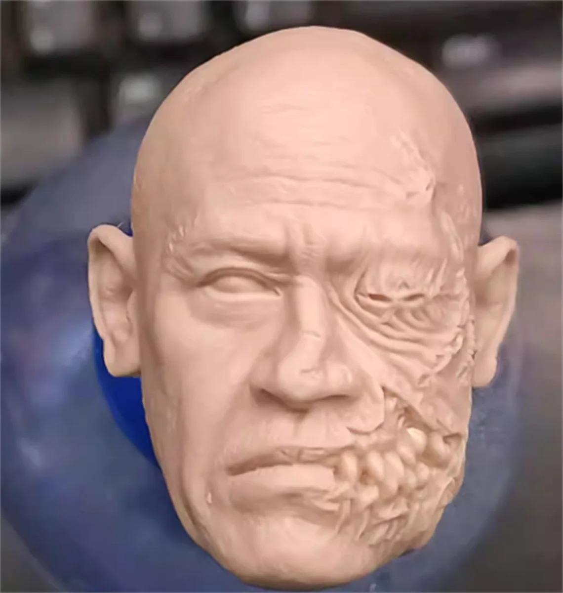 1/6 ريتشارد إنج زومبي رئيس النحت الممثل تخصيص اللعب غير مصبوغ 1/6 اللعب نموذج صالح 12 "عمل الشكل جمع #4