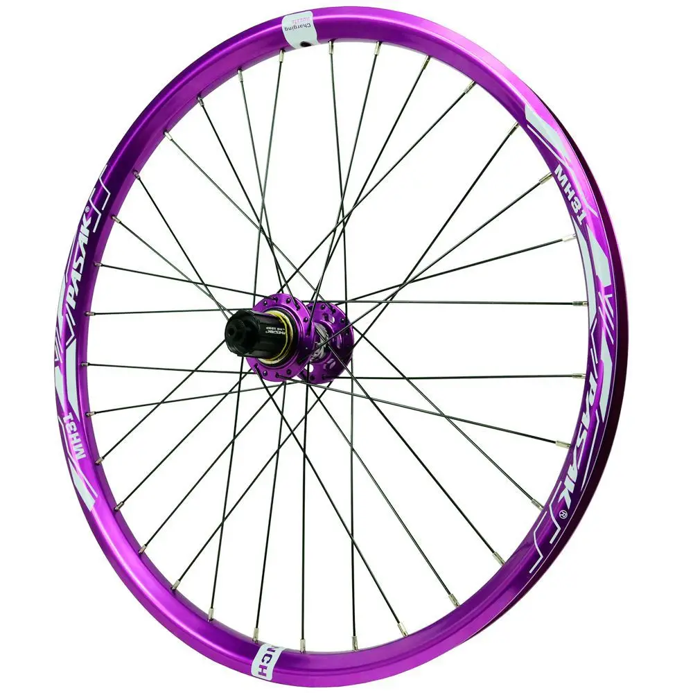 MTB Disc Brake Wheelset, 24 Inch, 32 Holes, QR THRU Axle, HG, MS, XD Hub Driver Sound, 120 Clicks