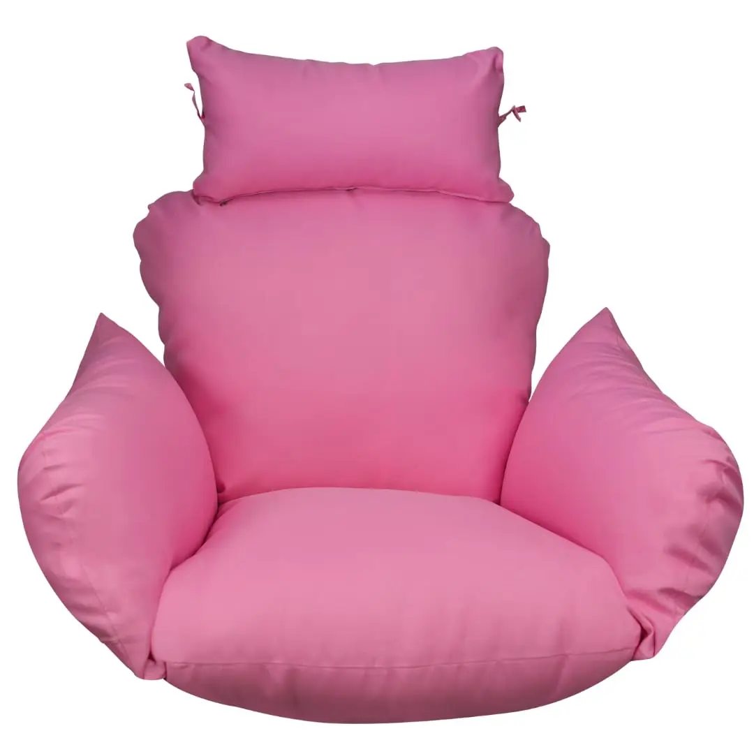 

Egg Chair Cushion Hanging Basket Chair Pads Wicker Rattan Hanging Seat Cushion Nonslip Soft Headrest & Armrest Outdoor Porch Bac