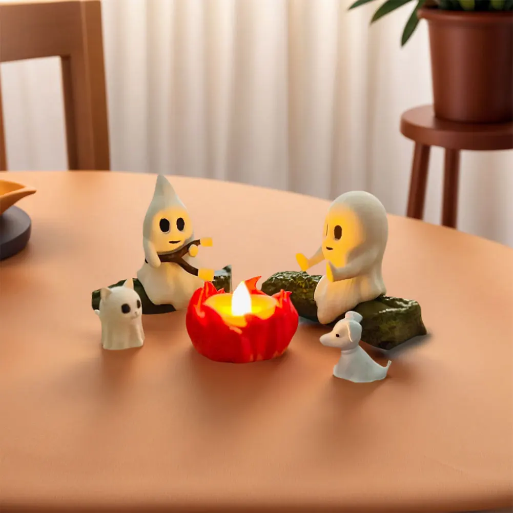 هالوين شبح المعسكر ديكور مخيف في الهواء الطلق حفلة منزل مسكون الدعائم مخيف الفناء الخلفي المشهد الديكور هدية مجموعة للمنزل