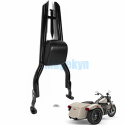 Motorcycle Rear Backrest Passenger Sissy Bar for Harley Davidson TRIKE FLRT Freewheeler Road Glide 3 2015-2026