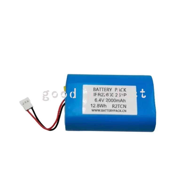 For Midea Robotic Vacuum R2TCN Lithium Battery Pack 6.4V 2000mAh Rechargeable Battery MN