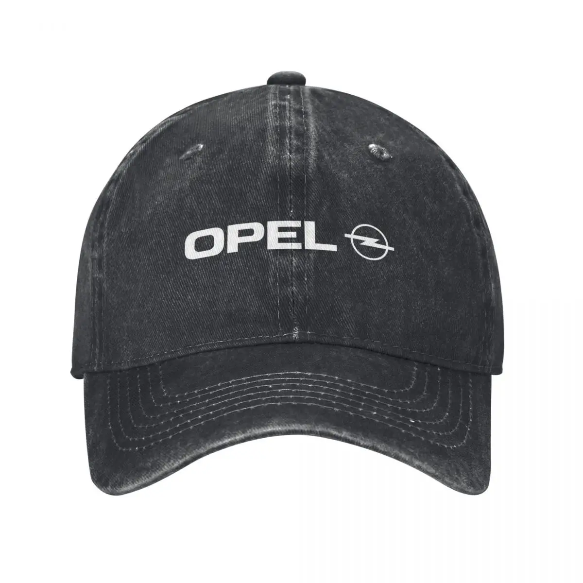 Opel Logo Baseball Caps Fashion Distressed Washed German Car Manufacturer Snapback Hat for Men Women Outdoor Summer Caps Hat