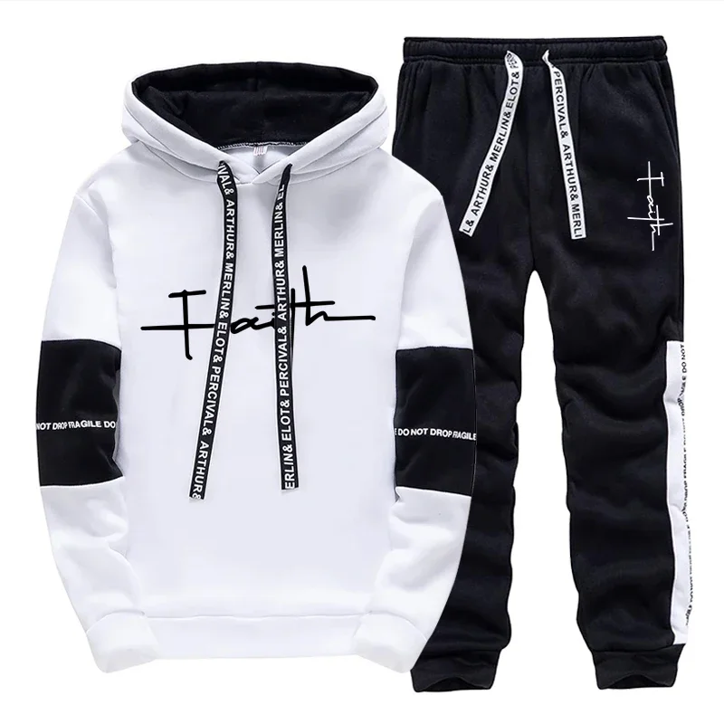 

Autumn Winter Hoodies Sweatshirts for Men Versatile Sweatpants Fashion High Quality Sports Sportswear Comfortable Daily Dressing
