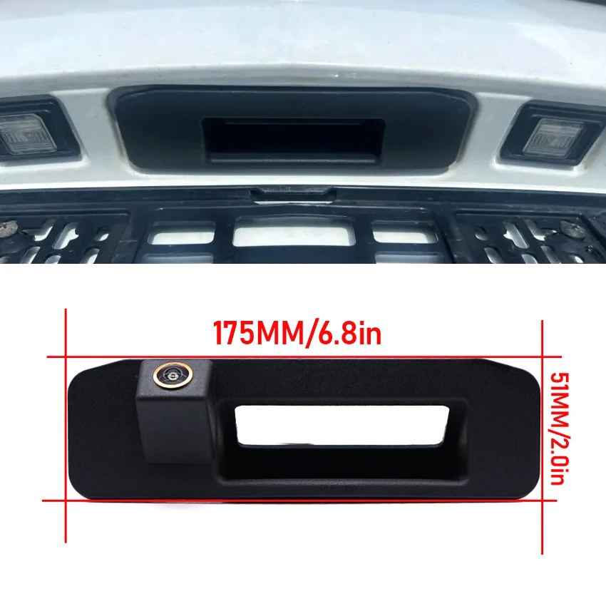 HD Car Trunk Handle Rear View Camera For Mercedes Benz GLK Class X204 GLK280 GLK300 GLK350 GLK200 GLK220 GLK250 GLK320 2013~2019