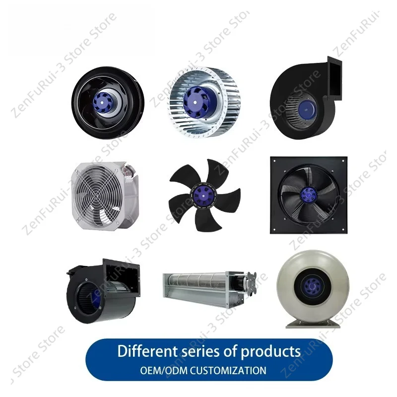 Industrial Small Silent EC Plastic Centrifugal Blower, Waterproof HVAC Duct Exhaust Fan, High CFM Ventilation Equipment view 5