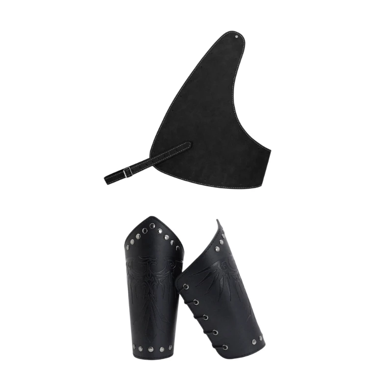 R1WE واقيات معصم خفيفة الوزن من القرون الوسطى لحدث لعب الأدوار #4