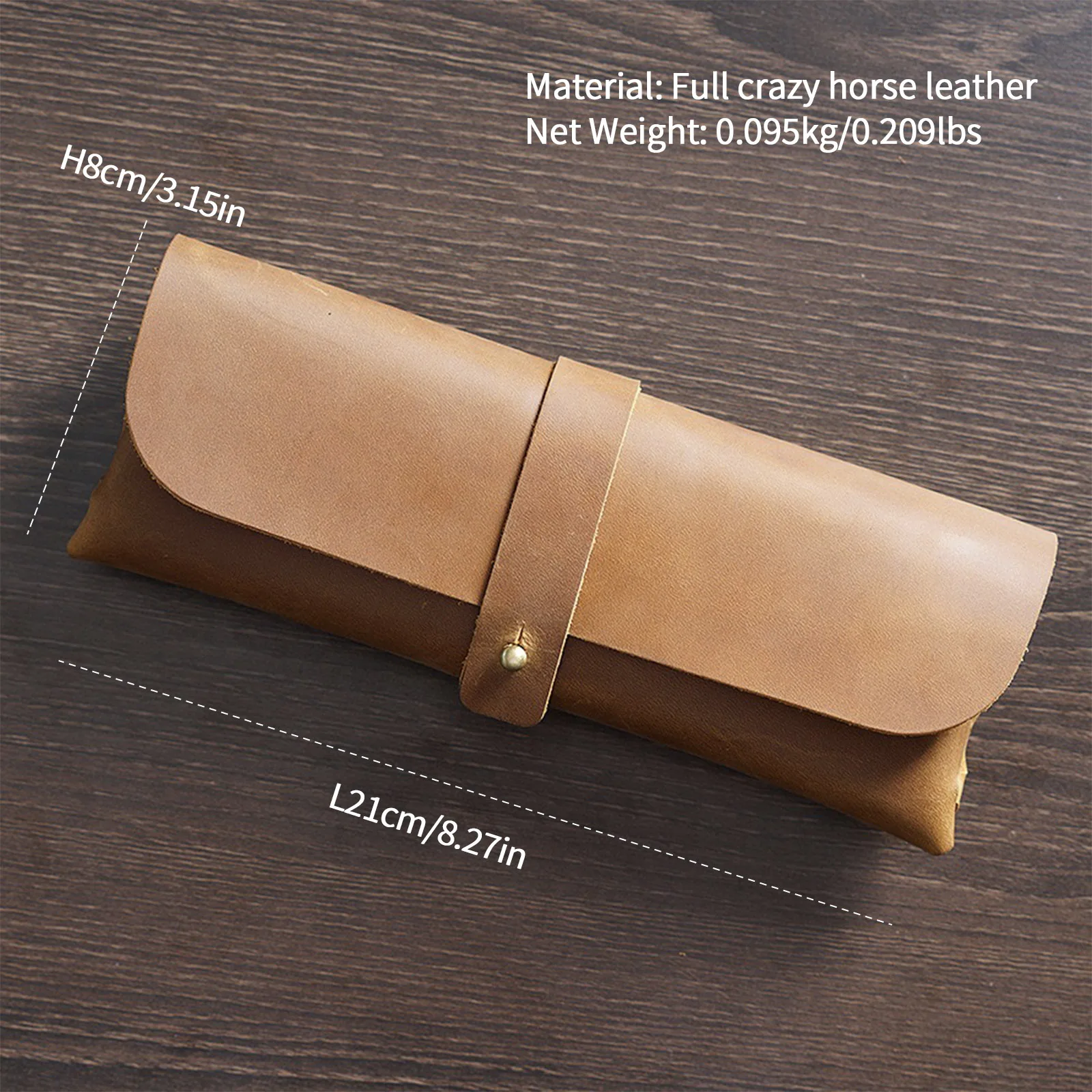 Genuine Leather Pencil Roll Ca - Pen Pouch Roll ulasan dan harga