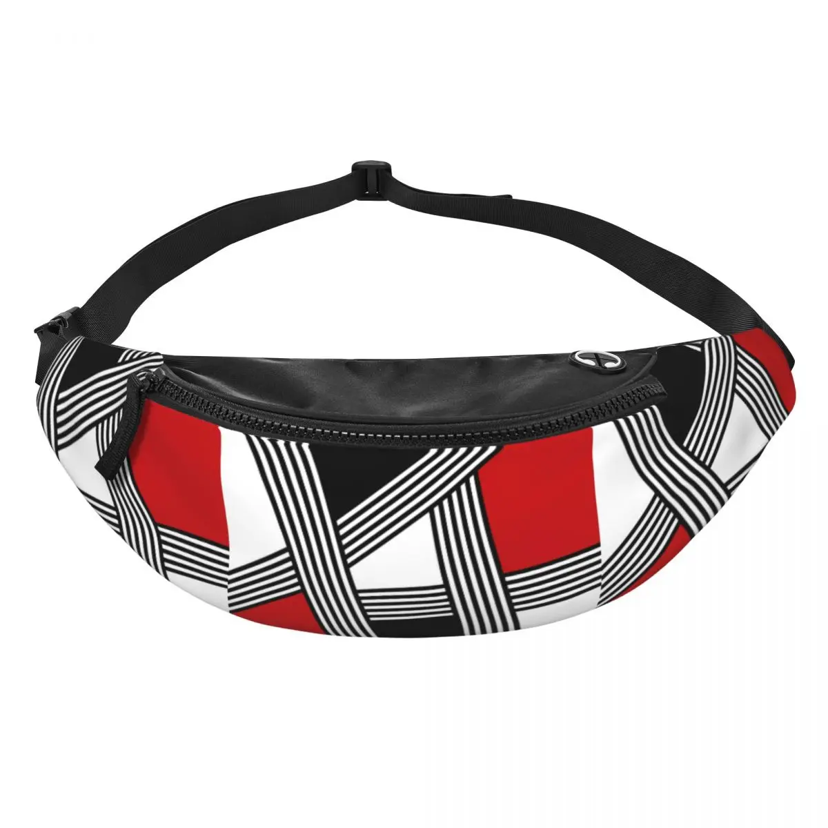 Personalized Geometric Shapes Fantasy Fanny Pack for Men Women Cool Crossbody Waist Bag Cycling Camping Phone Money Pouch