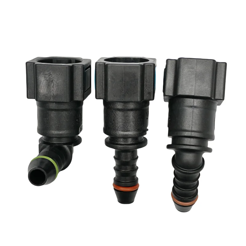 original 7.89mm ID6  auto Fuel line quick connector 180degree 5/16  female fuel pipe fitting quick joint 2pcs a lot