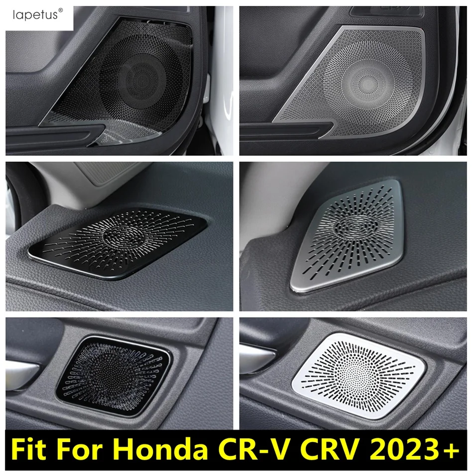 

Car Door Panel Loudspeaker Pad Stereo Audio Speaker Frame Decor Cover Trim For Honda CR-V CRV 2023 2024 Accessories Interior Kit