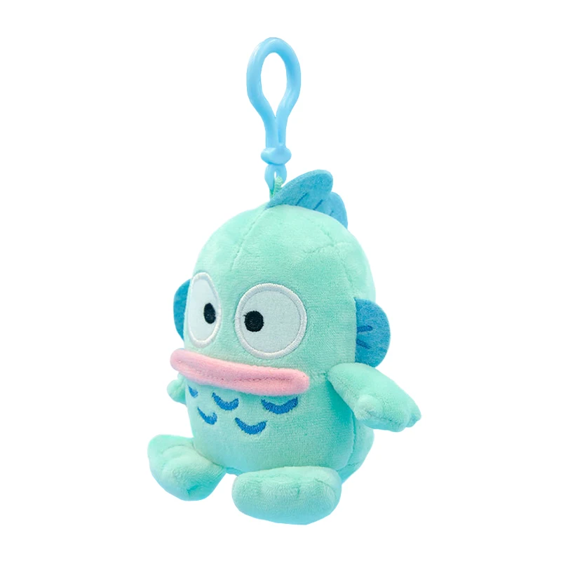 Genuine Sanrio Hangyodon Small Pendant Plush Toy Anime Cartoon Sayuri Super Soft Model Doll Stuffed PP Cotton Kids Birthday Gift
